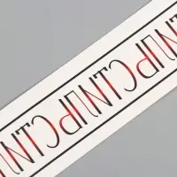 Переводная тату на тело чёрно-красная &laquo;Браслет. Стиль&raquo;, 20&times;3 см