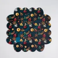 Коробка для кондитерских изделий с пластиковой крышкой &laquo;С Новым годом!&raquo;, 13 х 13 х 3 см