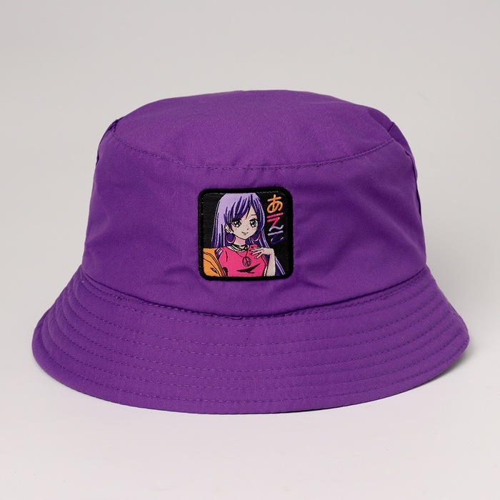 Панама детская для девочки &laquo;Аниме&raquo;, цвет фиолетовый, р-р 54