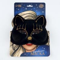 Маска карнавальная &laquo;Черная кошка&raquo;