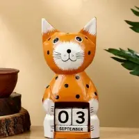 Календарь настольный &laquo;Котенок&raquo;, 10&times;6&times;21 см, дерево