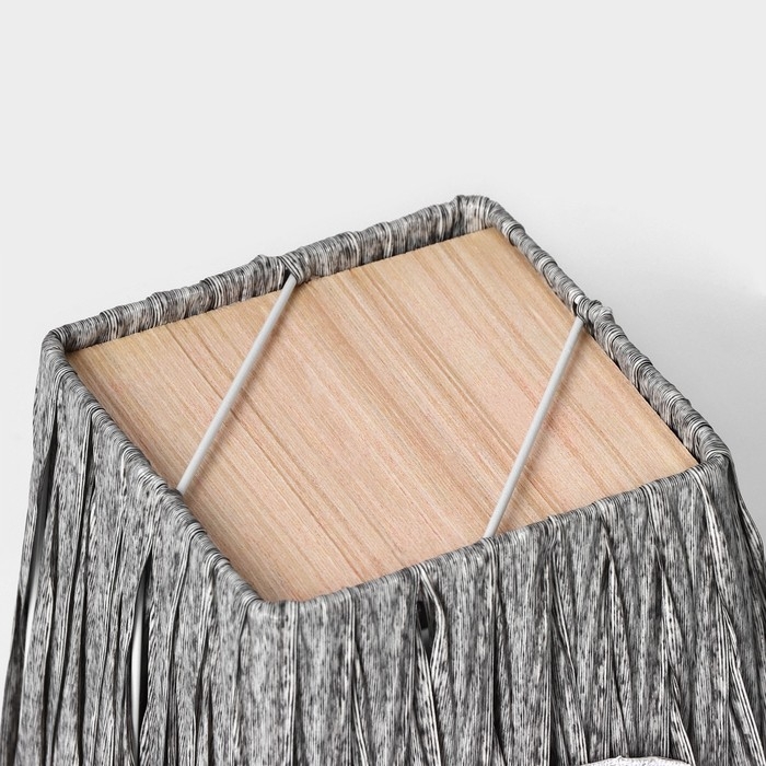 Кашпо для цветов плетёное &laquo;Луция&raquo;, 16&times;16&times;15 см, квадрат, цвет серый