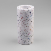 Фатин с разноцветными блёстками, 15 см, 11 ± 1 г/кв.м, 23 ± 1 м, цвет белый №1 Фатин с разноцветными блёстками, 15 см, 11 ± 1 г/кв.м, 23 ± 1 м, цвет белый №1