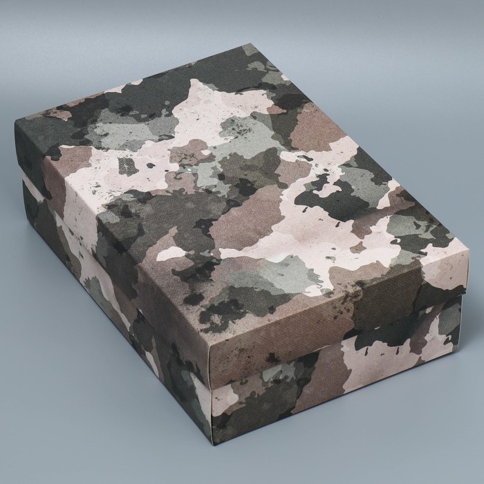 Коробка подарочная складная, упаковка, &laquo;Хаки&raquo;, 30 х 20 х 9 см