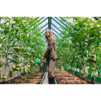 Лейка, 8 л, с рассеивателем, оцинкованная, носик d = 25 мм