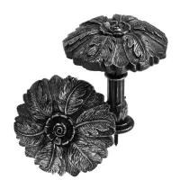 Крючок для штор CAPPIO KS035, d=9.8 мм, цвет серебро, 2 шт