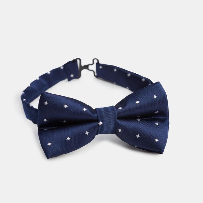 Новый год.Детский галстук-бабочка "Мишка" 5х10 см, п/э