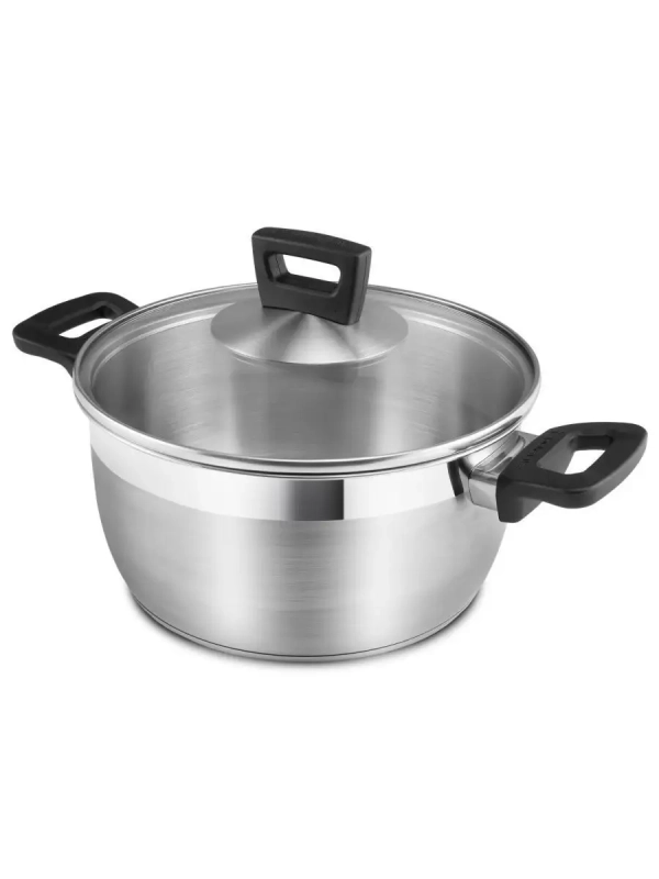 Кастрюля Rialto-20С со стеклянной крышкой, 3.2 литра