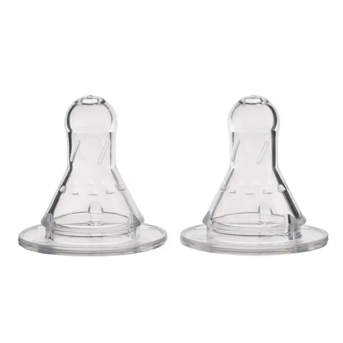 Соска на бутылочку, антиколиковая, от 0 мес., классическое горло, медленный поток, №1, фасовка по 20 шт.