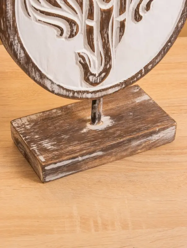 Сувенир на подставке "Голова слона" дерево 25х10х32 см