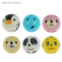 Мяч детский мягкий &laquo;Зверёк&raquo;, 4.5 см, МИКС