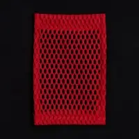 Карман из крупной сетки Pose, красный