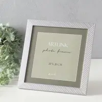 Фоторамка для фото 20х20 см, пластик Lucy, серебро