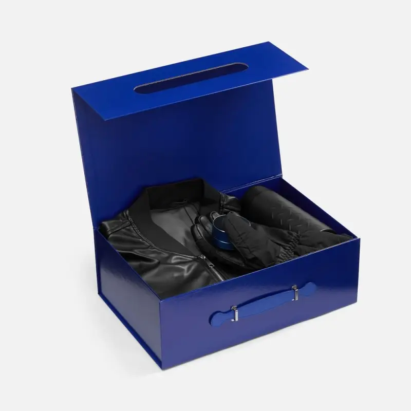 Коробка складная Holdfold, L, синяя