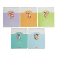 Тетрадь 12 листов в косую линейку &laquo;Лохматики&raquo;, обложка мелованный картон, блок офсет, МИКС