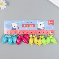 Фонарик свет на кольце "Рыбка"светит  МИКС 5х1,7х3 см