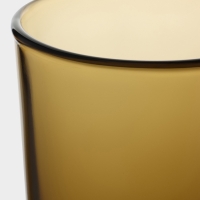 Кружка стеклянная Ogni Giorno, 250 мл, цвет коричневый