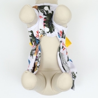 Платье для животных Тропики, S (ДС 25, ОГ 35 см), белое