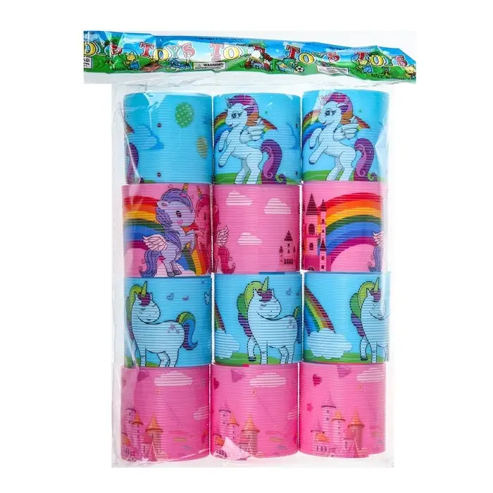 Пружинка - радуга &laquo;Единорог&raquo;, d=5.5 см, МИКС