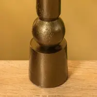 Подсвечник "Геометрия" алюминий 5х5х20,5 см