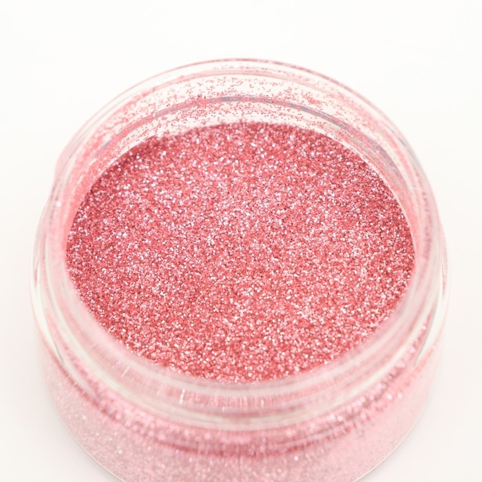 Пищевые блёстки КондиМир крупной фракции, розовые,10 г