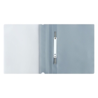 Набор папок-скоросшивателей А5, 5 штук, Calligrata, 180 мкм, с прозрачным верхом, серый