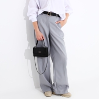 Сумка-мессенджер на застёжке, цвет чёрный