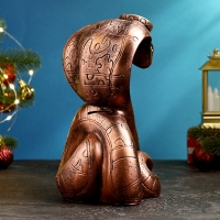 Копилка "Змея Принцесса Кобра" бронза, 13х22см Копилка "Змея Принцесса Кобра" бронза, 13х22см