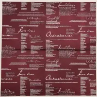 Пленка для цветов, винный, 58&times;58 см