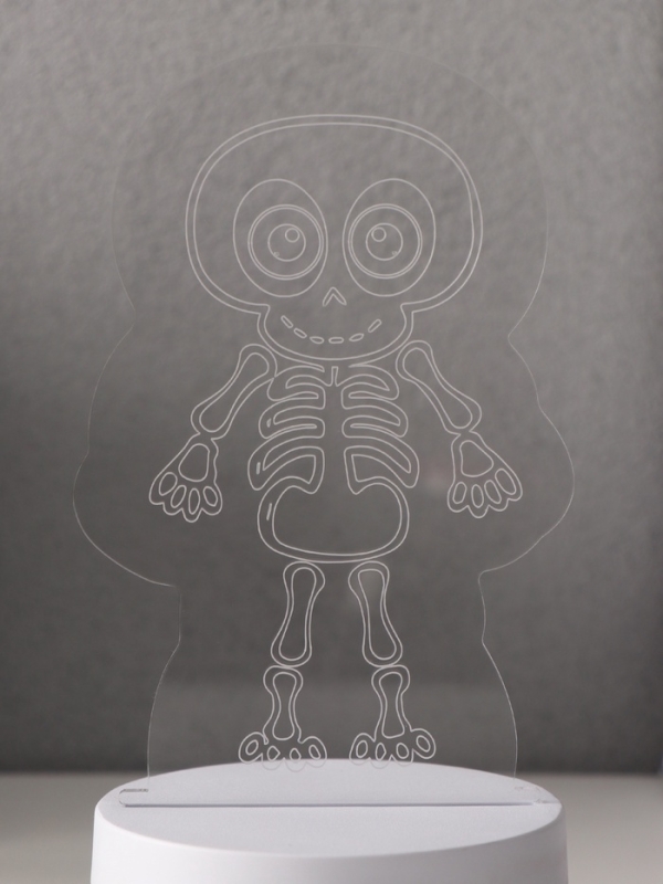 Светильник "Скелетик" LED RGB от сети RISALUX 9,5х8,5х14,8 см