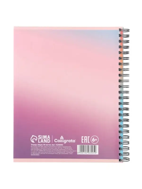 Компл тетр из 3шт 96л кл на гребне Аниме. Девочка в очках, обл мел карт, офсет (10296905)