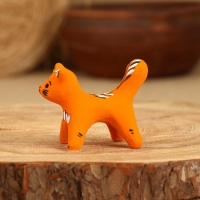 Сувенир &laquo;Котик&raquo;, рыжий, 3,5&times;4&times;5,5 см, каргопольская игрушка, микс