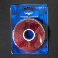 Клейкая лента TORSO, прозрачная, двусторонняя, акриловая, 12 мм × 5 м Клейкая лента TORSO, прозрачная, двусторонняя, акриловая, 12 мм × 5 м