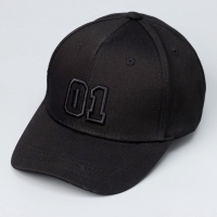 Кепка детская для мальчика «01», цвет чёрный, р-р 52-54, 5-7 лет Кепка детская для мальчика «01», цвет чёрный, р-р 52-54, 5-7 лет