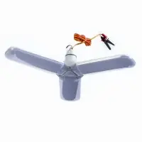 Фонарь кемпинговый, 32 Вт, SMD 2835, кабель l-1.5 м, с зажимом от 12 В, 8.4 х 8.4 х 24 см