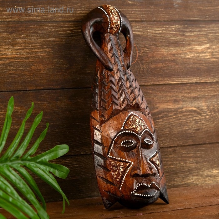 Маска дерево "Абориген" 34х12х5,5 см