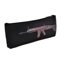 Пенал школьный на молнии Оружие Чёрный Пенал школьный на молнии Оружие Чёрный