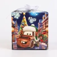 Коробка складная "С Новым годом!", Тачки , 12 х 12 х 12 см