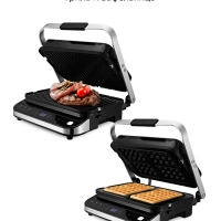 Электрогриль - вафельница KT-1682 - 2000 Вт