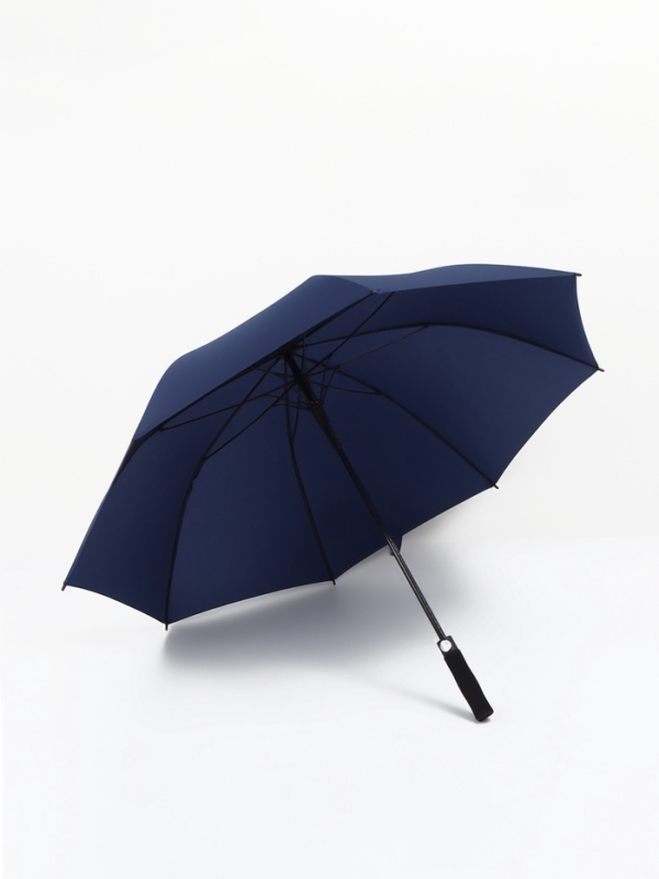 Зонт-трость п/авт R60/70 8сп эпонж В/У ОДНОТОН прямая ручка поролон синий пакет Зонт-трость п/авт R60/70 8сп эпонж В/У ОДНОТОН прямая ручка поролон синий пакет