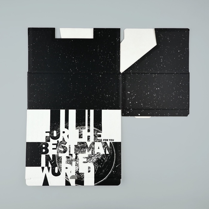 Коробка‒пенал, упаковка подарочная, &laquo;For real man&raquo;, 26 х 19 х 10 см