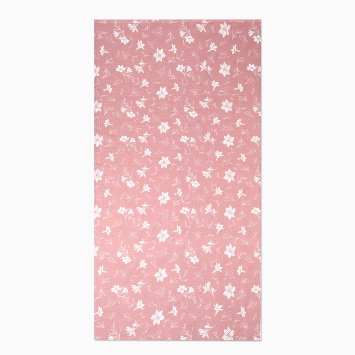 Полотенце Полотенце "Лилия" 80х150 см, 100% хлопок, ваф.полотно, 160гр/м2