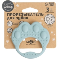 Прорезыватель силиконовый M&B &laquo;Лапка&raquo;