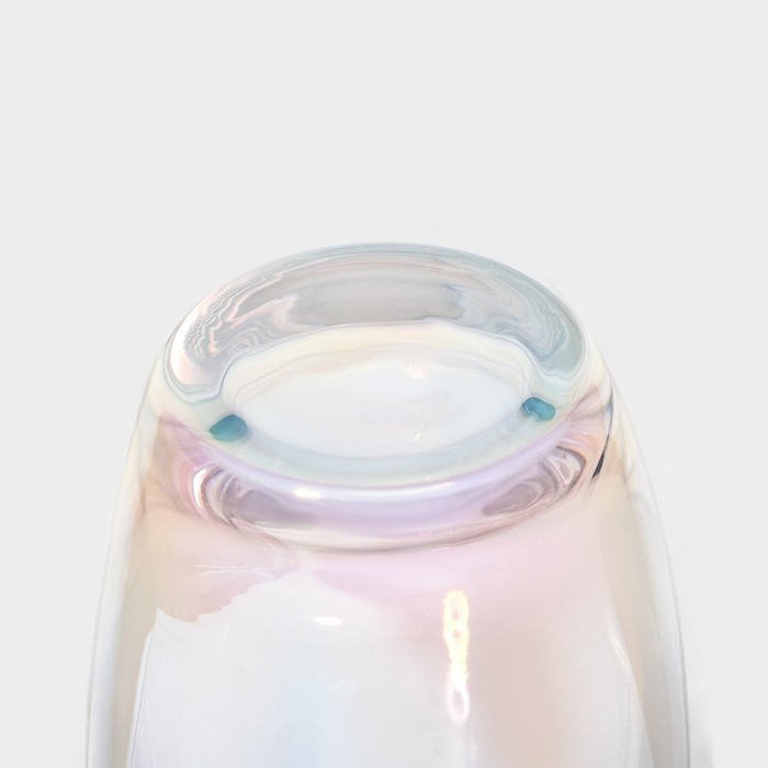 Набор стаканов стеклянных Magistro &laquo;Иллюзия&raquo;, 475 мл, 8&times;15,3 см, 6 шт, цвет перламутровый