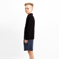 Джемпер (поло) детский MINAKU цвет черный, рост 152 Джемпер (поло) детский MINAKU цвет черный, рост 152