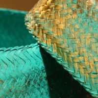 Корзинка плетеная "Голден мини" 30х30х20 см, голубой