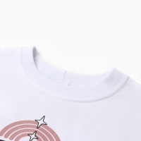 Футболка детская MINAKU, цвет белый, рост 128 см