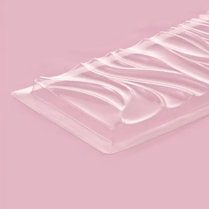 Форма для шоколада &laquo;Волны&raquo;, пластик, 20,5&times;10,5&times;1 см, прозрачная