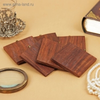 Подставка под горячее &laquo;Домик&raquo;, 6 шт., 8.5&times;10&times;10 см, дерево