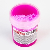 Слайм, туба с шариками фиолетовый 40 г